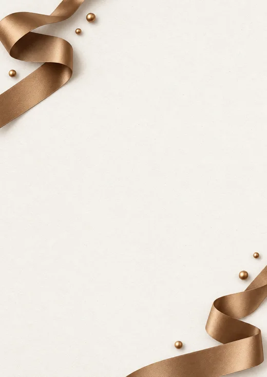 Aperçu du modèle Ruban bronze